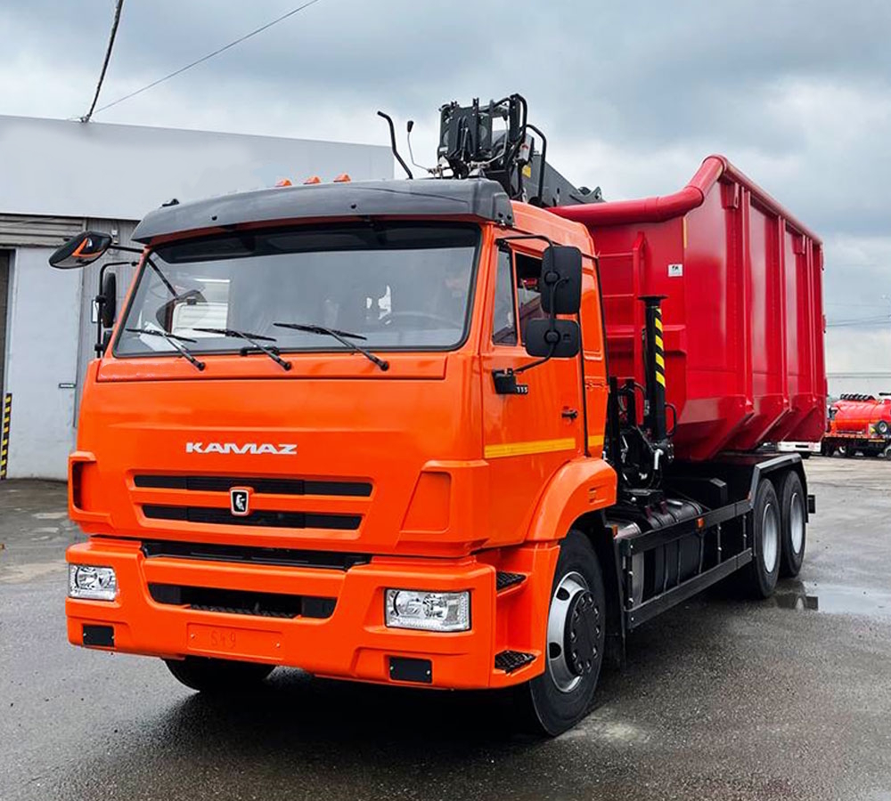 Ломовоз КАМАЗ 65115 с ГМУ VM10L74M